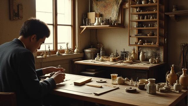 1985年の銀座の古い時計工房